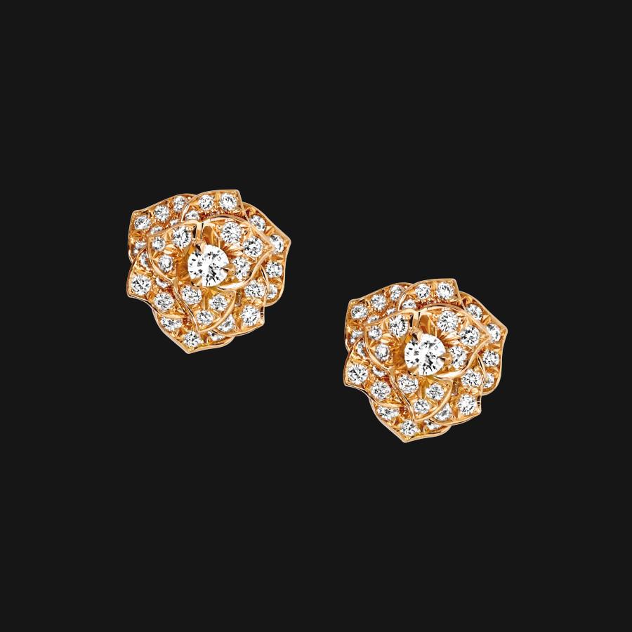 14k Bloom Earrings - Pink Gold