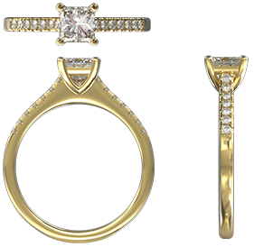 My Girl Micro Set Diamond Ring